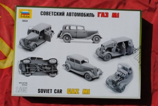 ZVE3634 Soviet Car GAZ MI